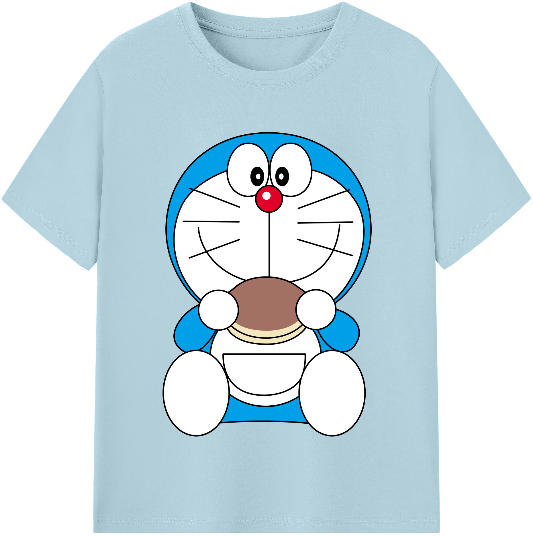 （画像用） ドラえもん Doraemon 綿100％半袖Tシャツ（フロントプリント）